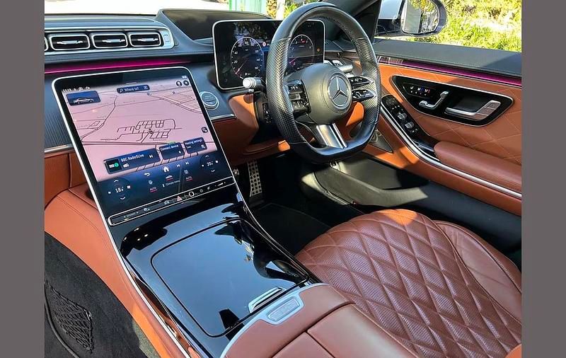 Used Mercedes S500L AMG line 429 HP (315 kW) 2021 Silver Sedan