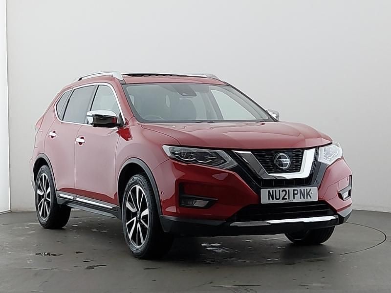 Red Used 2021 Nissan X-Trail Tekna SUV | £17,998 (Fair price) - Image 1/4