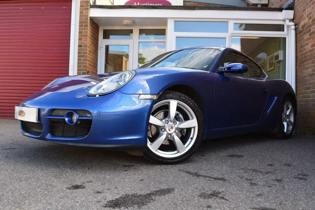 Used Porsche Cayman 245 HP (180 kW) 2007 Blue Coupe