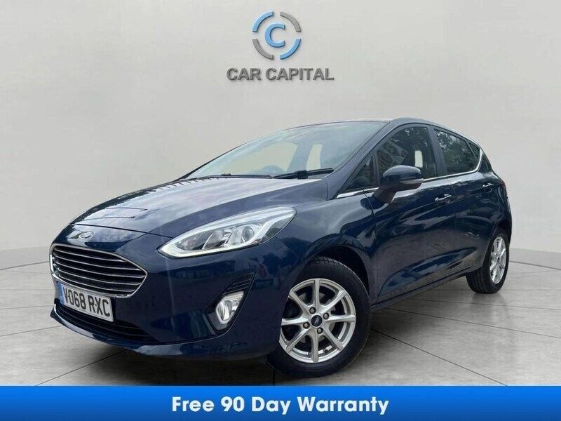 Blue Used 2018 Ford Fiesta Zetec Hatchback | £6,988 (Fair price) - Image 1/3