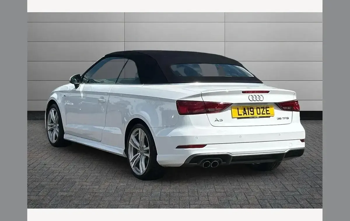 Used Audi A3 Cabriolet S-Line 147 HP (108 kW) 2019 White Cabriolet
