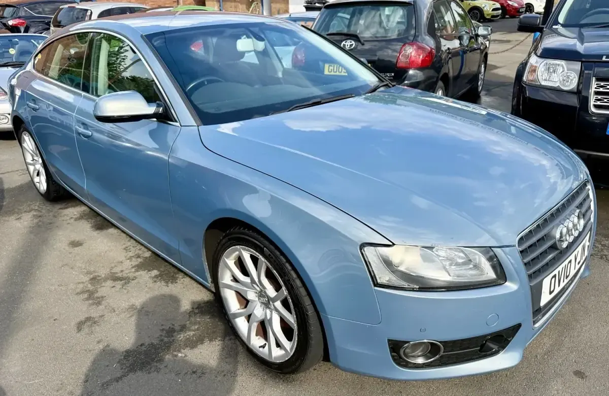 Usado Audi A5 190 HP (139 kW) 2010 Azul Coupé