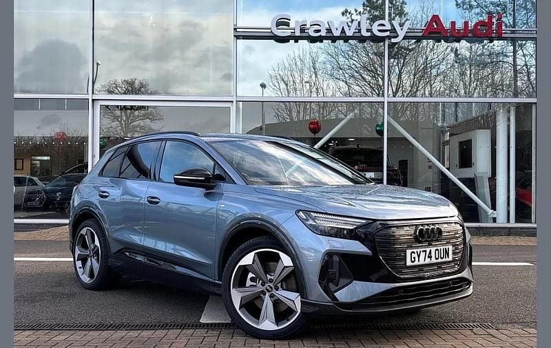 Blue Used 2024 Audi Q4 e-tron Black Edition SUV | £37,250 (Fair price) - Image 1/4