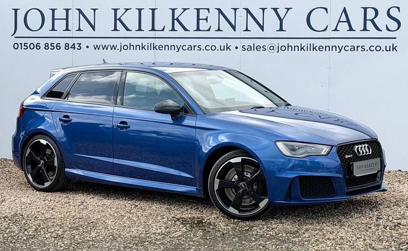 Used Audi RS3 Comfort 367 HP (269 kW) 2016 Blue Sedan