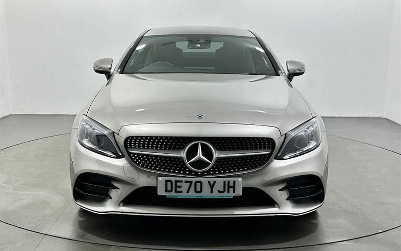Used Mercedes C200 AMG Line Premium 184 HP (135 kW) 2020 Silver Coupe