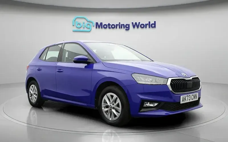 Used Skoda Fabia Comfort 110 HP (80 kW) 2023 Blue Hatchback