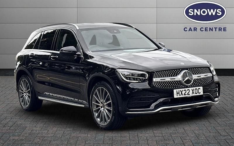 Black Used 2022 Mercedes GLC220 AMG line Estate | £29,499 (Fair price) - Image 1/4