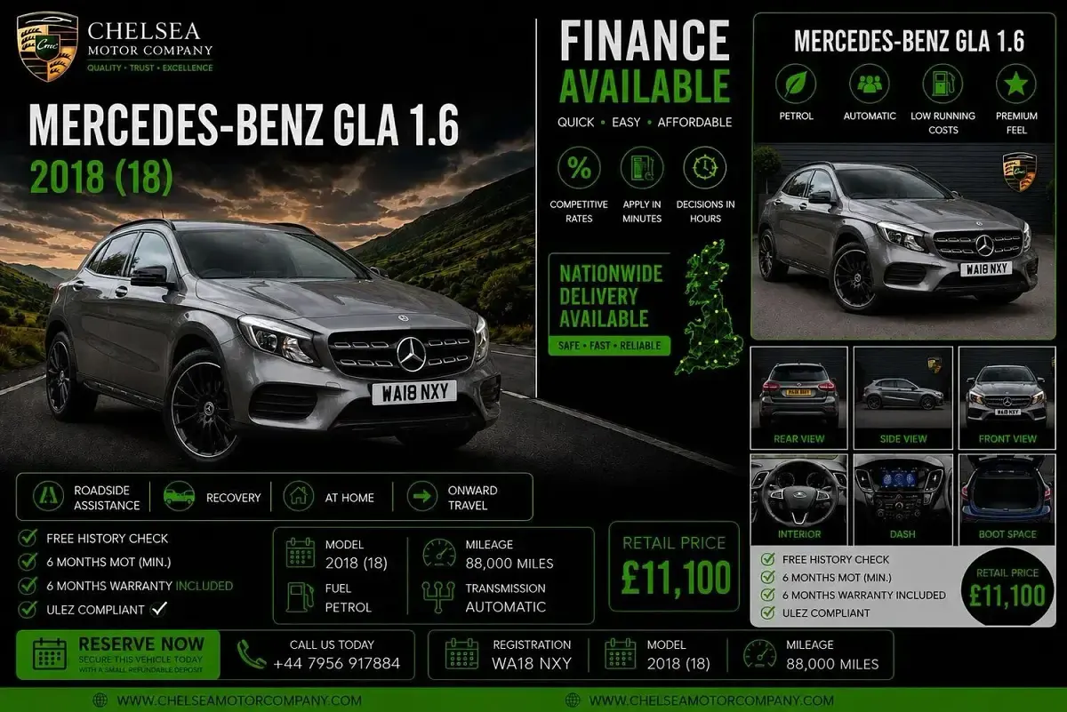 Used Mercedes GLA200 AMG line 156 HP (114 kW) 2018 Grey SUV