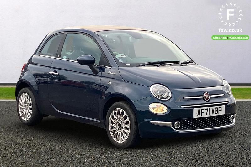 Blue Used 2021 Fiat 500 Dolcevita Cabriolet | £11,499 (A bit pricey) - Image 1/3
