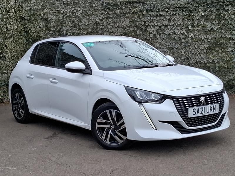 Used Peugeot 208 Allure Premium 100 HP (73 kW) 2021 White Hatchback