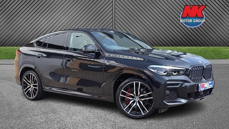 Black Used 2022 BMW X6 M Sport SUV | £45,999 (Fair price) - Image 1/4