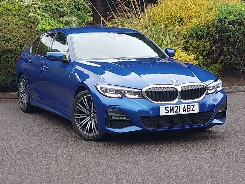 Blue Used 2021 BMW 318 M Sport Sedan | £18,498 (Good price) - Image 1/4