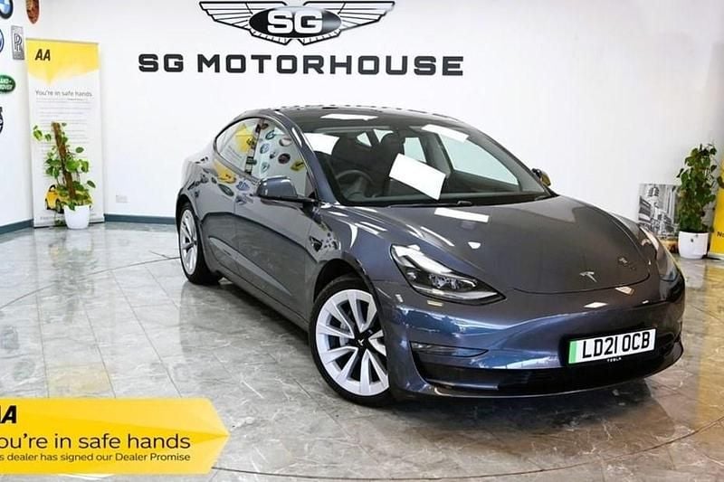 Grey Used 2021 Tesla Model 3 Long Range AWD Sedan | £19,985 (Fair price) - Image 1/1