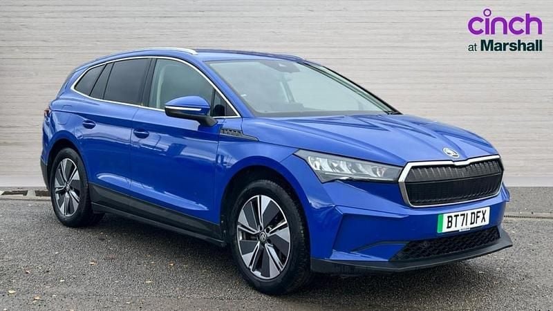 Blue Used 2021 Skoda Enyaq iV ecoSuite SUV | £17,710 (Good price) - Image 1/4