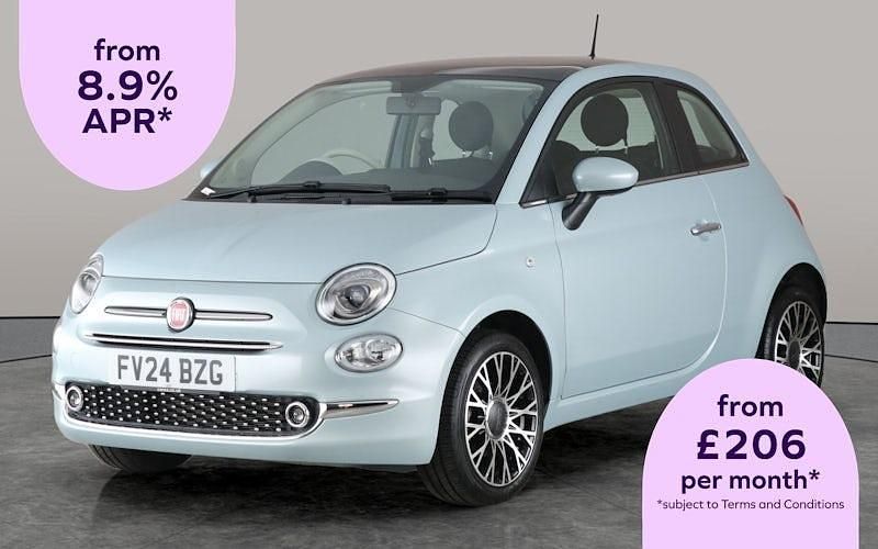 Green Used 2024 Fiat 500 S Hatchback | £14,247 - Image 1/2