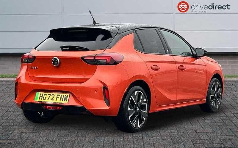 Used Vauxhall Corsa-e GS Line 100 kW (136 HP) 2022 Orange Hatchback