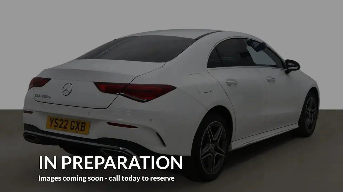 Used Mercedes CLA250e AMG Line Premium 218 HP (160 kW) 2022 White Coupe