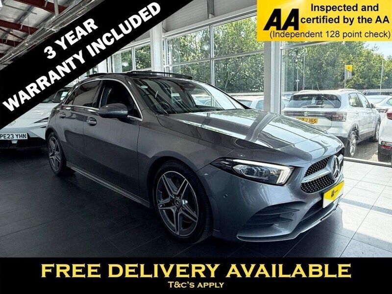 Grey Used 2018 Mercedes A250 AMG line Hatchback | £15,445 (A bit pricey) - Image 1/2