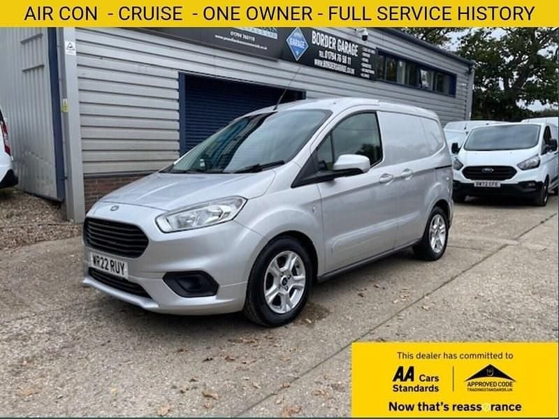 Moondust silver (metallic paint) Used 2022 Ford Transit Limited | £9,490 (Super price) - Image 1/3