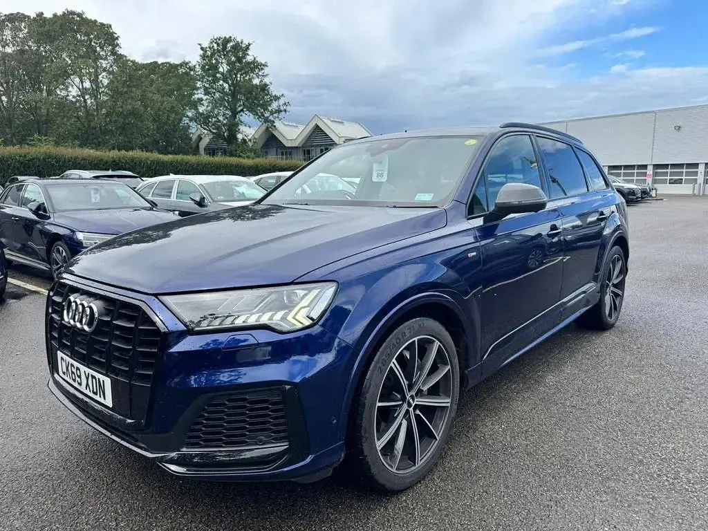 Used Audi Q7 Black Edition 2020 Blue SUV