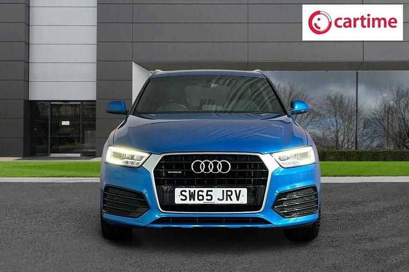 Used Audi Q3 S-line plus 184 HP (135 kW) 2016 Blue SUV
