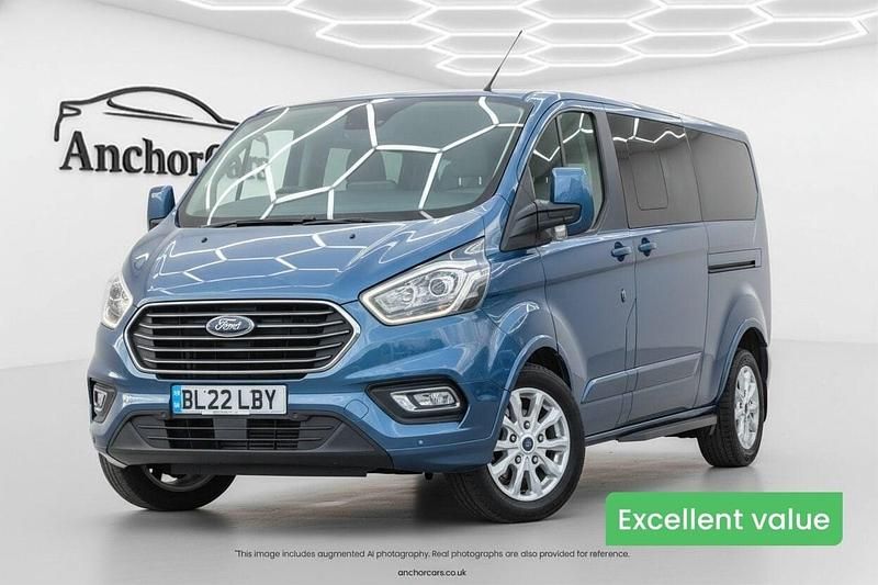 Used Ford Tourneo Titanium 130 HP (95 kW) 2022 Blue MPV