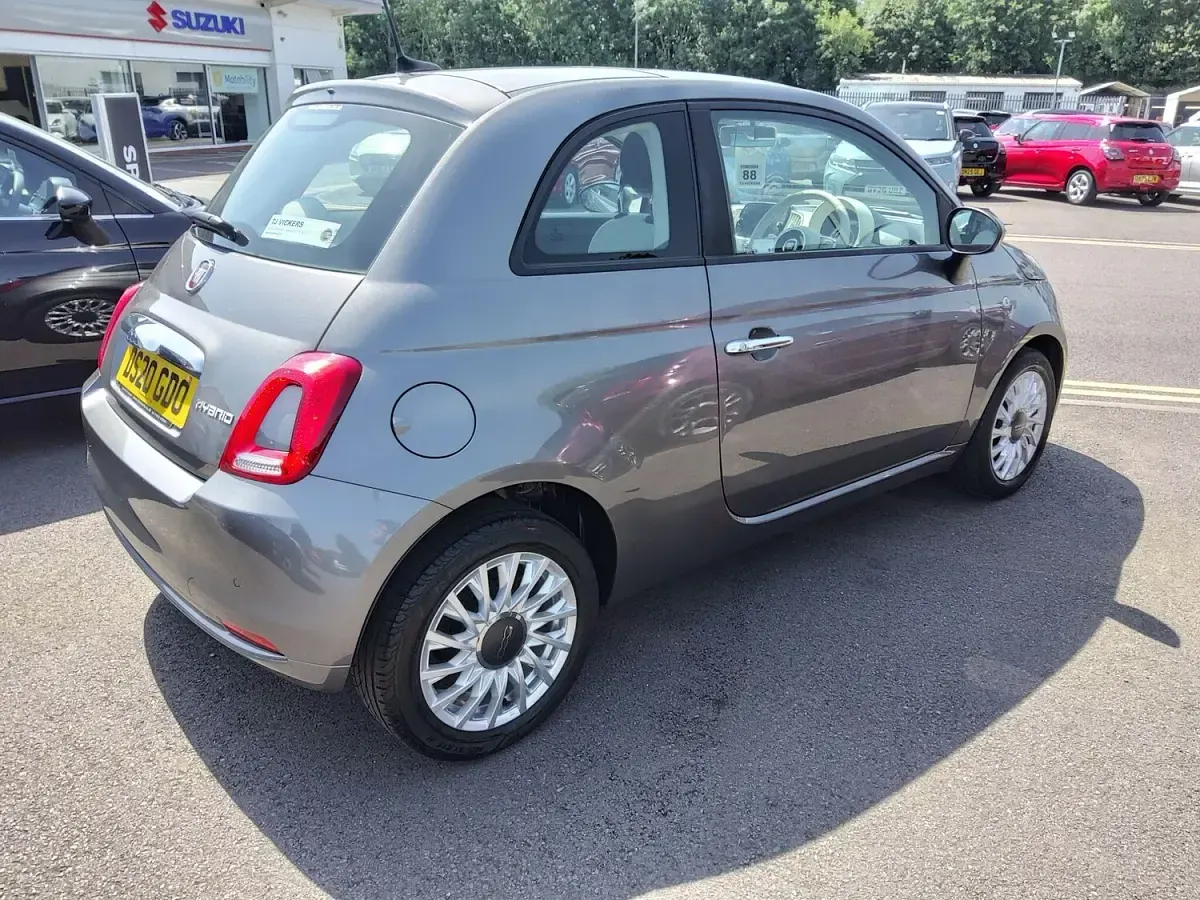 Used Fiat 500 Lounge 70 HP (51 kW) 2020 Grey Hatchback