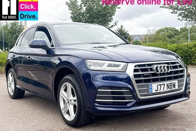 Blue Used 2017 Audi Q5 S-Line SUV | £13,999 (Good price) - Image 1/1