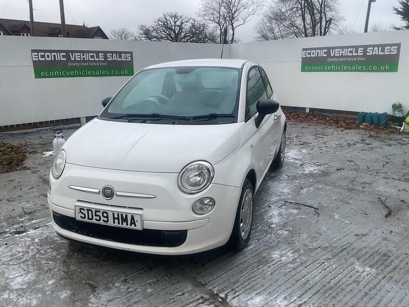 Used Fiat 500 Pop 69 HP (50 kW) 2009 White Cabriolet