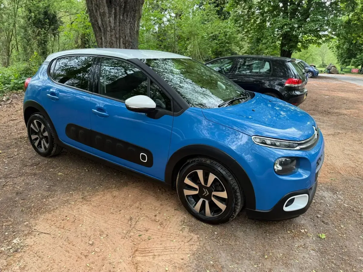 Begagnad Citroën C3 Flair 2018 Blå Halvkombi