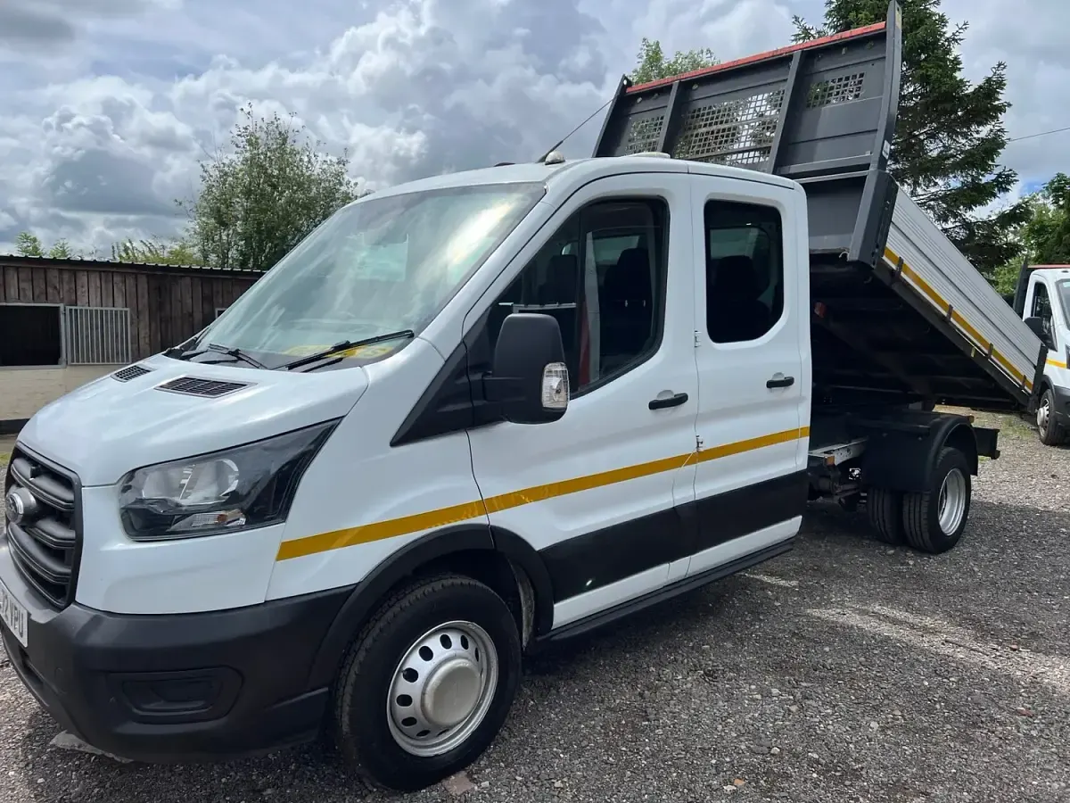 Used Ford Transit 130 HP (95 kW) 2022 White Pickup