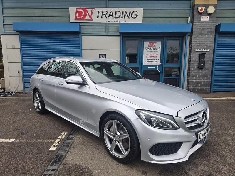 Used Mercedes C250 AMG line 2014 Silver Estate