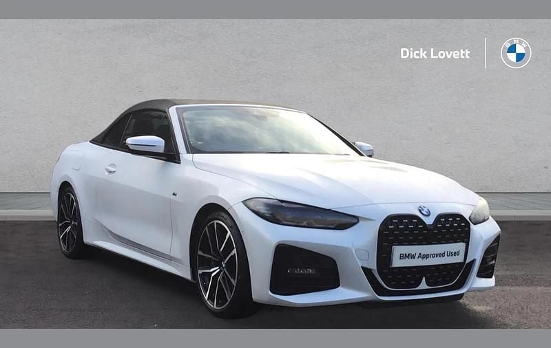 White Used 2021 BMW 420 M Sport Cabriolet | £23,995 (Fair price) - Image 1/4