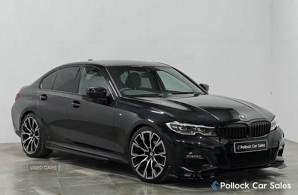 Black Used 2021 BMW 320e M Sport Sedan | £26,495 (Fair price) - Image 1/4