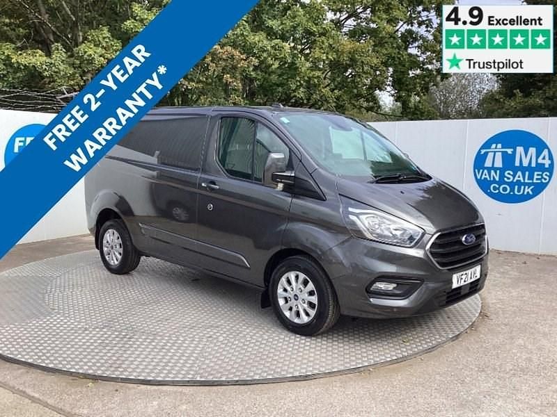 Grey Used 2021 Ford Transit Custom Limited Van | £17,495 (Good price) - Image 1/3