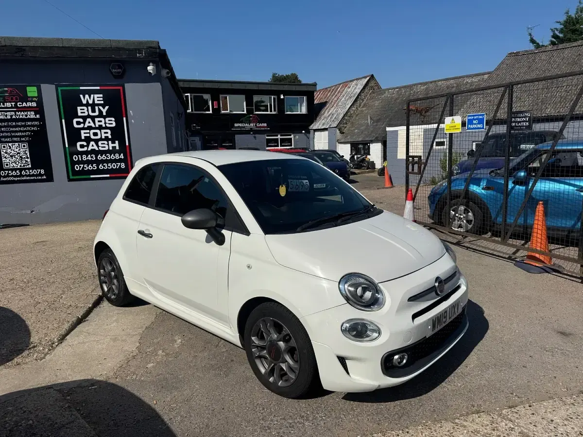 Used Fiat 500 S 69 HP (50 kW) 2019 White Hatchback