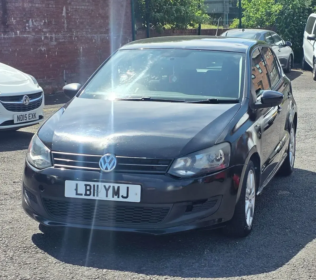 Used VW Polo SE 75 HP (55 kW) 2011 Black Hatchback