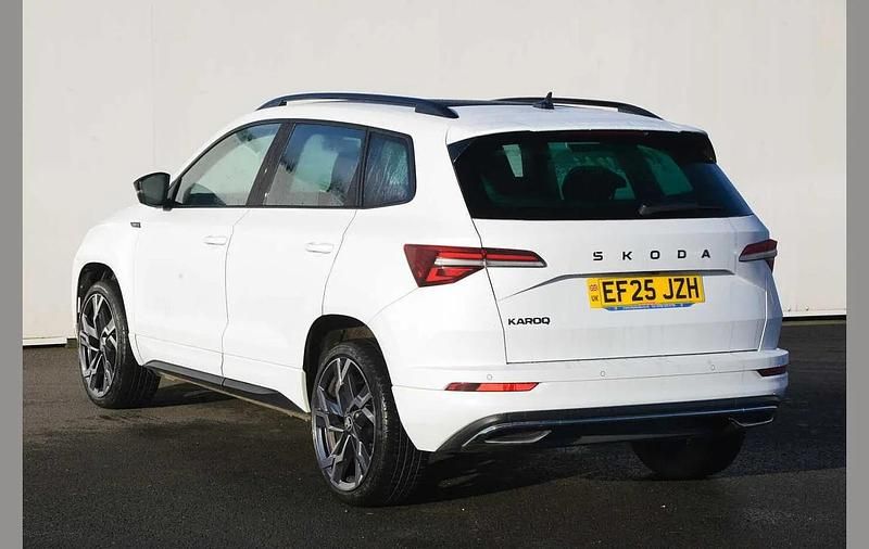 Used Skoda Karoq SportLine 147 HP (108 kW) 2025 Moon white metallic SUV