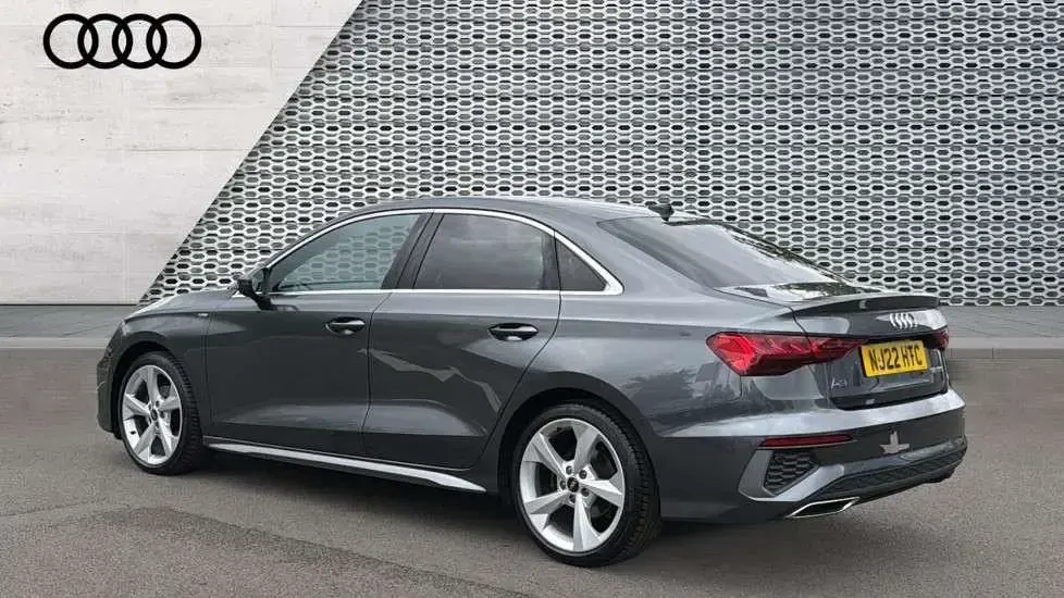 Used Audi A3 S-Line 150 HP (110 kW) 2022 Grey Sedan