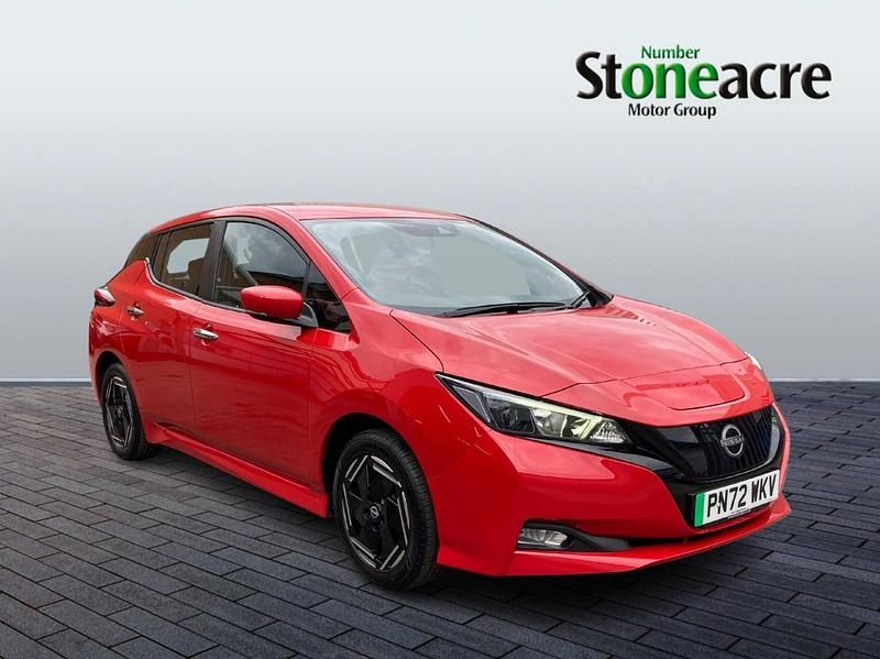 Red Used 2022 Nissan Leaf Acenta Hatchback | £8,990 (Good price) - Image 1/4