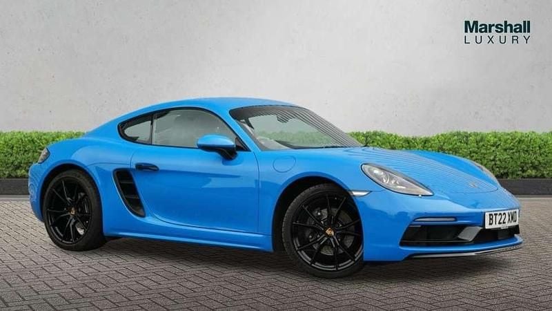 Shark blue Used 2022 Porsche Cayman Coupe | £46,990 (Fair price) - Image 1/4