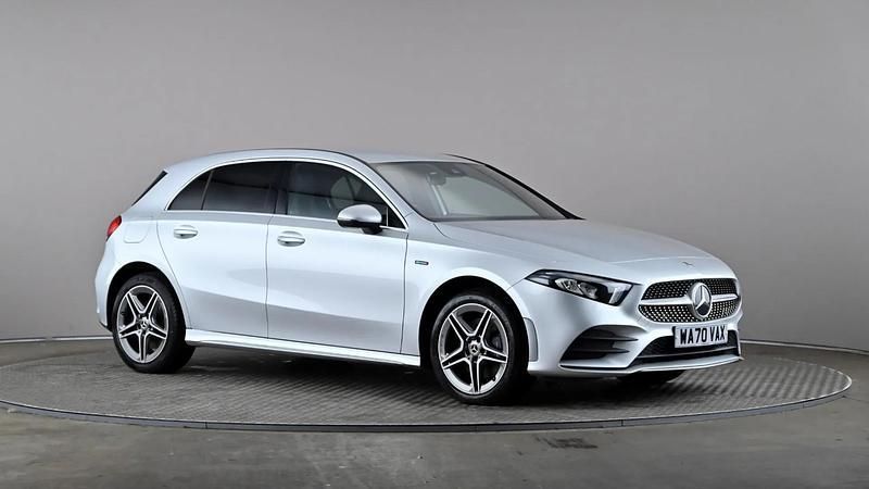 Silver Used 2020 Mercedes A250 AMG line Hatchback | £16,798 (Good price) - Image 1/4