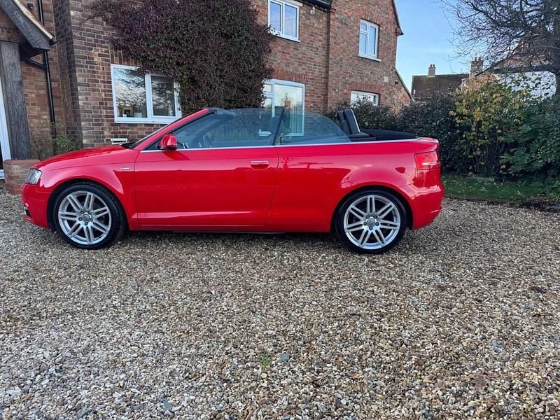 Red Used 2011 Audi A3 Cabriolet S-Line Cabriolet | £4,995 (A bit pricey) - Image 1/4