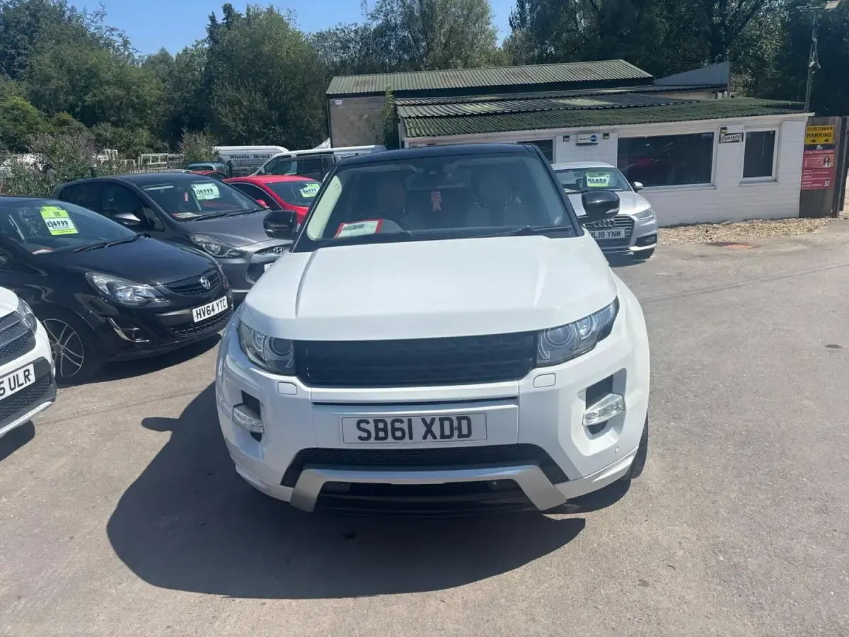Used Land Rover Range Rover evoque Dynamic 2012 White SUV