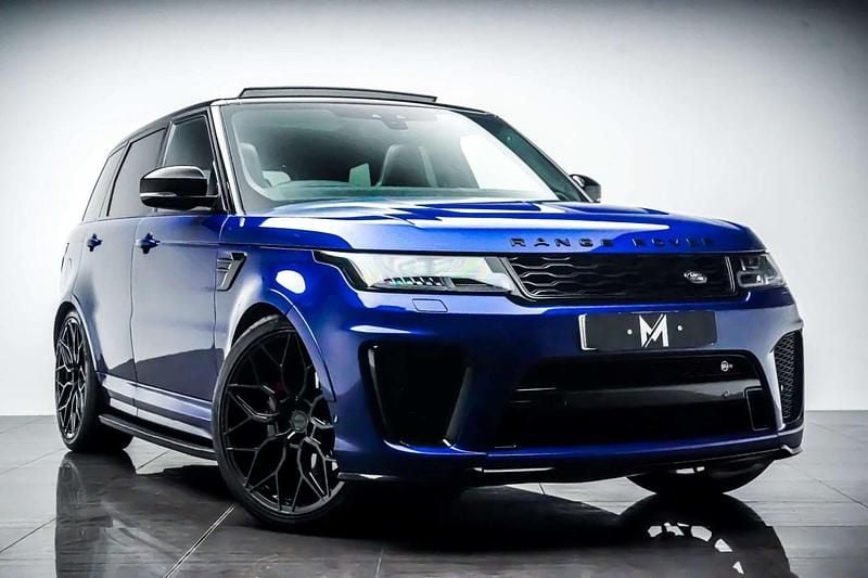 Blue Used 2020 Land Rover Range Rover Sport SVR SUV | £46,995 (Super price) - Image 1/4