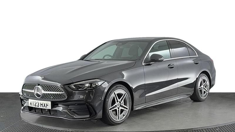Grey Used 2023 Mercedes C200 AMG line Sedan | £28,120 (Fair price) - Image 1/4