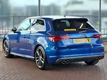 Used Audi S3 Sportback 300 HP (220 kW) 2015 Blue Hatchback