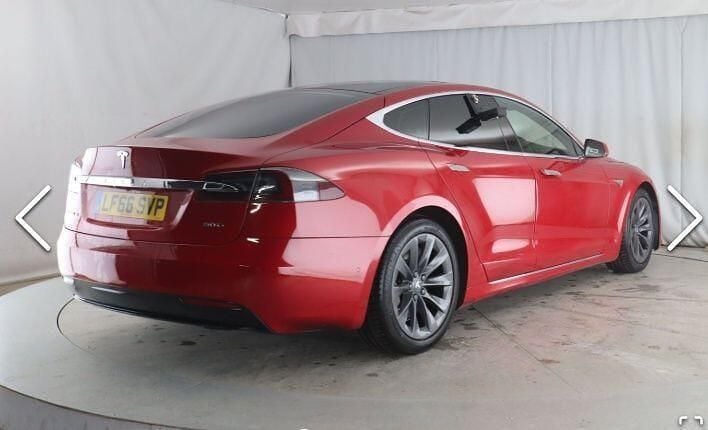 Used Tesla Model S 306 kW (417 HP) 2016 Red Hatchback