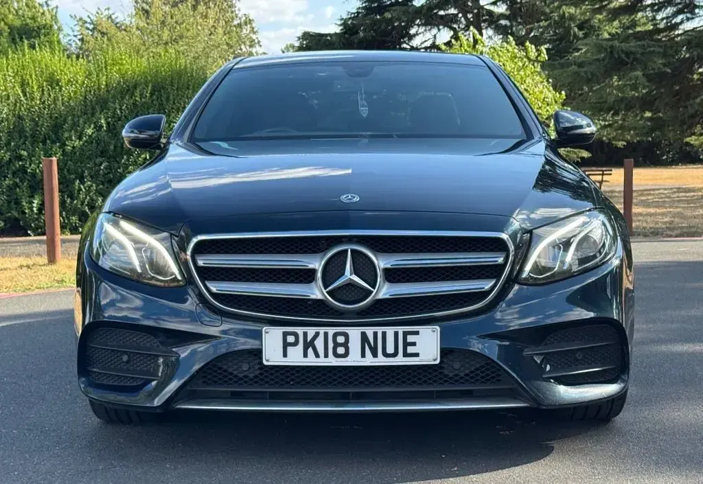 Used Mercedes E220 AMG line 194 HP (142 kW) 2018 Green Sedan