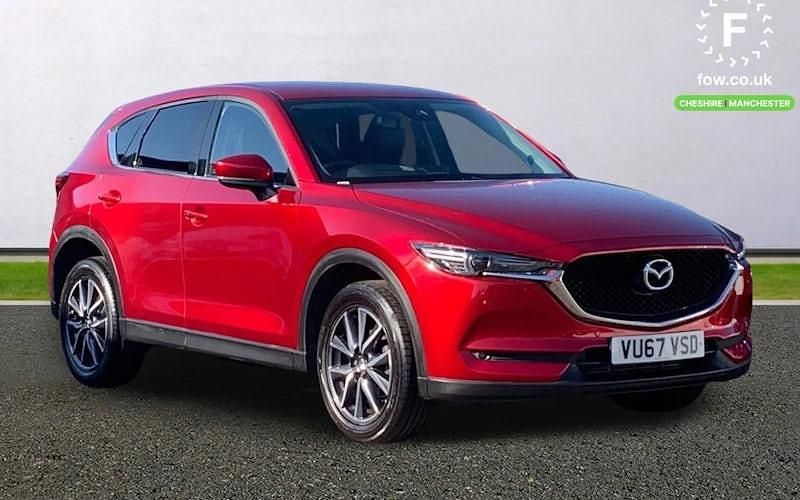 Second-hand Mazda CX-5 Inclusive 150 CP (110 kW) 2017 Roșu SUV
